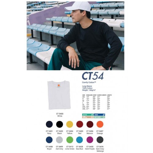 CT54 LONG SLEEVE COMFY COTTON
