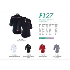 F1 27 POLYESTER VISCOSE ROUND NECK SHIRT