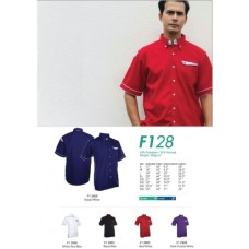 F1 28 POLYESTER VISCOSE ROUND NECK SHIRT