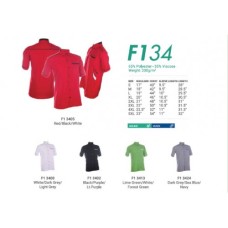 F1 34 POLYESTER VISCOSE ROUND NECK SHIRT