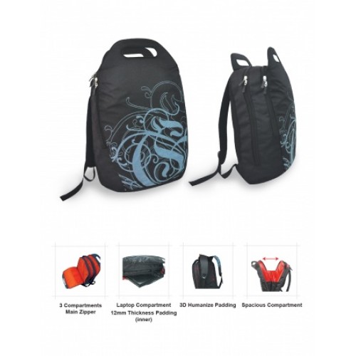 1056 LAPTOP BACK PACK (FULLY PADDED BAG)