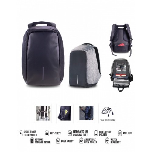 3042 ANTI THEFT LAPTOP BACK PACK (FULLY PADDED BAG)