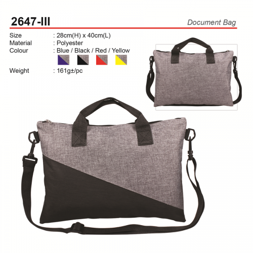 DOCUMENT BAG 2647-III BD