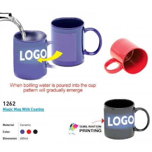 1262 MAGIC MUG WITH COATING 400ML