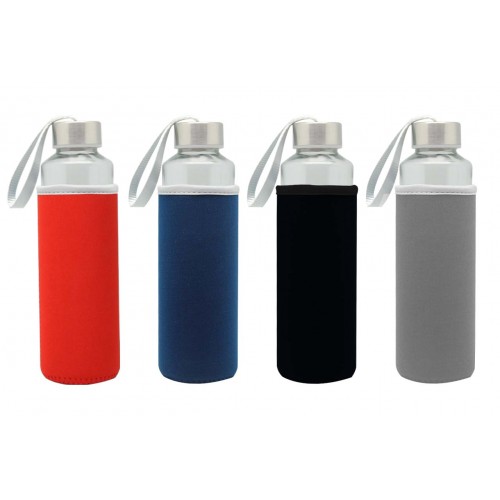 49 GLASS BOTTLE WITH NEOPRENE POUCH