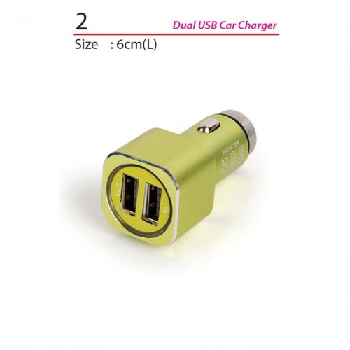 2 DUAL USB CAR CHARGER