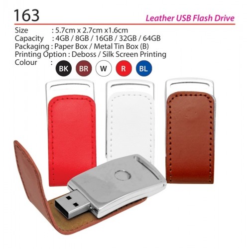 163 LEATHER USB FLASH DRIVE