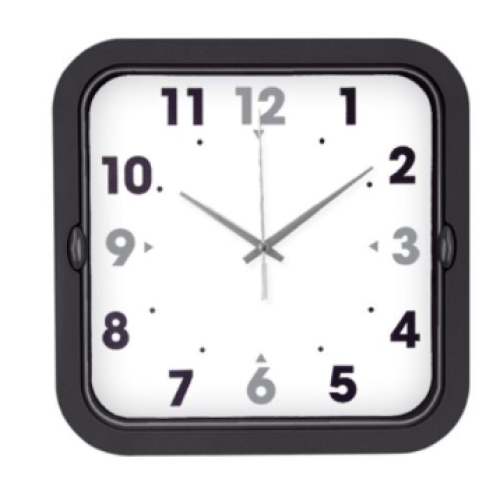 SQUARE WALL CLOCK 3019