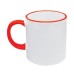 11OZ RIM HANDLE COLOUR COATING MUG