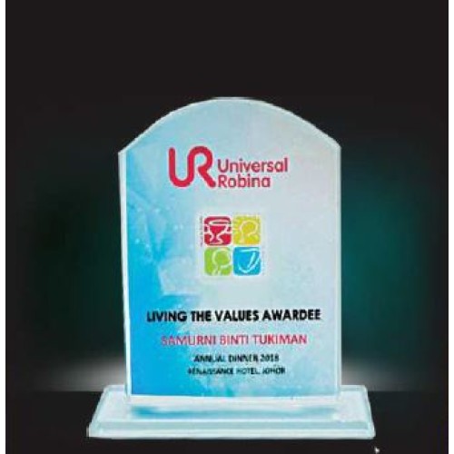 CRYSTAL PLAQUE 3515