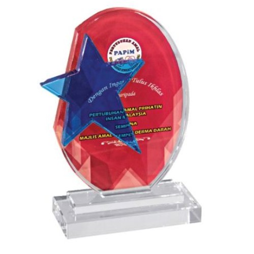 CRYSTAL PLAQUE 3707