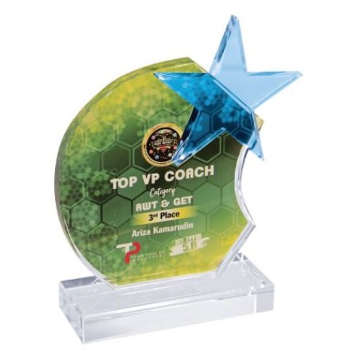 CRYSTAL PLAQUE 3708