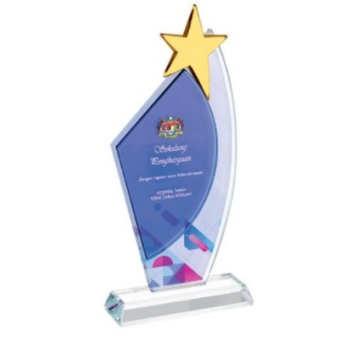 CRYSTAL PLAQUE 3721