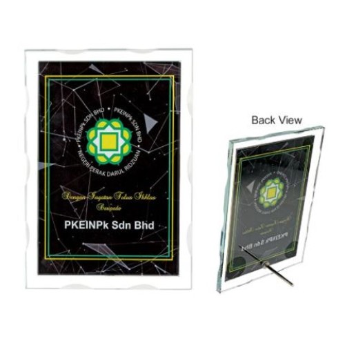 CRYSTAL PLAQUE 3739