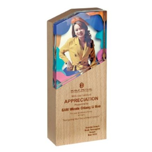 WOODEN CRYSTAL 9358