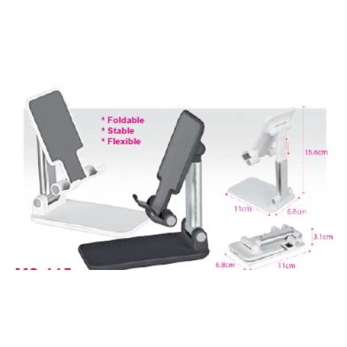 FOLDABLE ADJUSTABLE HEIGHT MOBILE & TABLET STAND