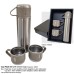 CUP FLASK SET WITH 2 EXTRA CUPS