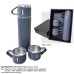 CUP FLASK SET WITH 2 EXTRA CUPS