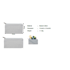 CANVAS PENCIL CASE