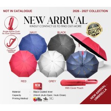 UMBRELLA 23" BLACK COATED INNER 