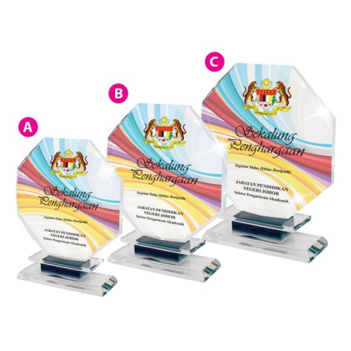 CRYSTAL PLAQUE 107-lll