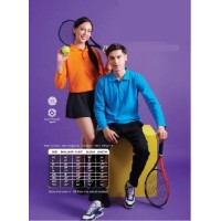 HC09 CVC HONEYCOMB LONG SLEEVE POLO SHIRT