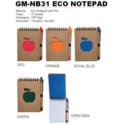 31 ECO NOTEPAD