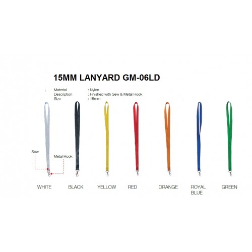 15MM NYLON LANYARD GM-06LD