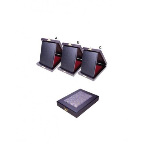 107 SONGKET WOODEN BOX (BLUE)