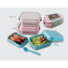ORGANIC WHEAT LUNCH BOX (DOUBLE LAYERS) 0085